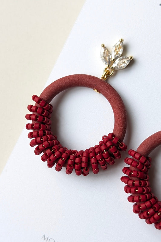 Beaded Hoops Collection - Mixed Palette (FLP1 - Au Chico)