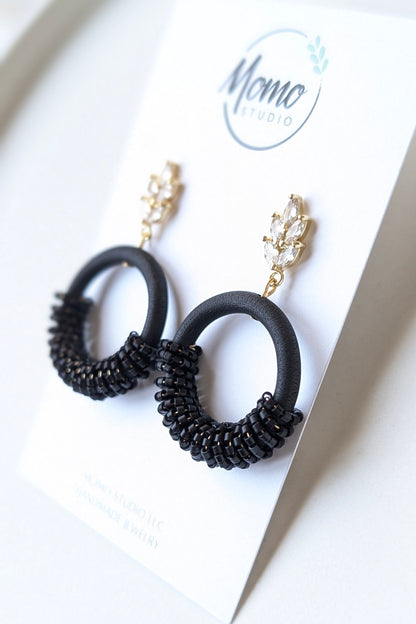 Beaded Hoops Collection - Mixed Palette (SNP1 - Poppy Seed) MATTE