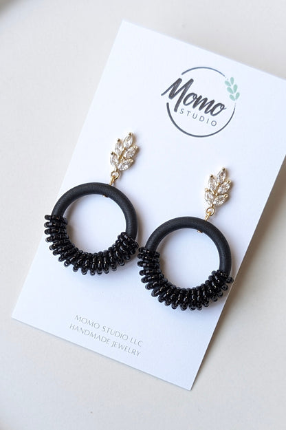 Beaded Hoops Collection - Mixed Palette (SNP1 - Poppy Seed) GLOSSY