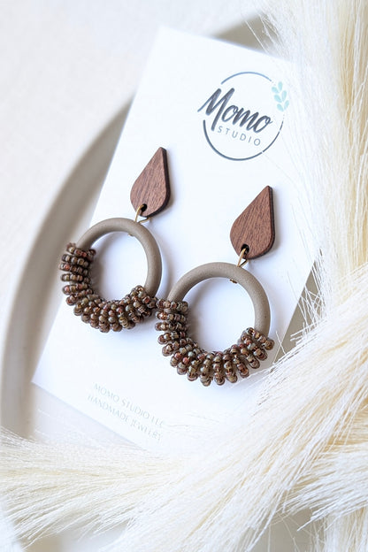 Beaded Hoops Collection - Mixed Palette (FP2 - Thatch)