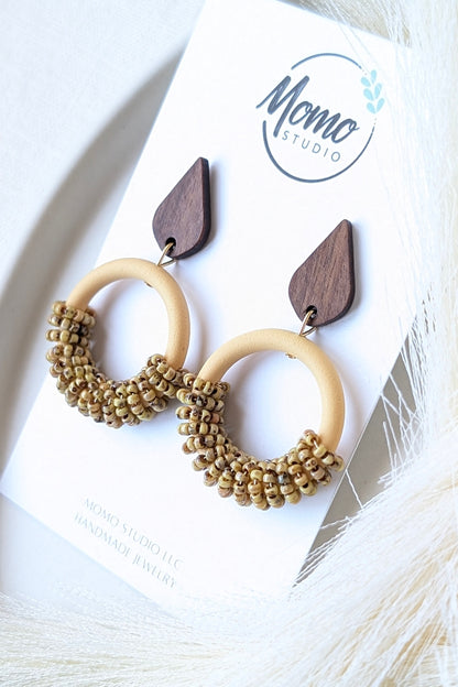 Beaded Hoops Collection - Mixed Palette (FLP1 - Cape Honey)