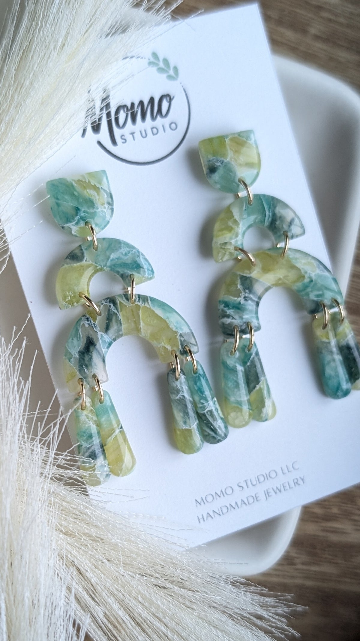 DANGLES #4 - Chartreuse Stone Collection