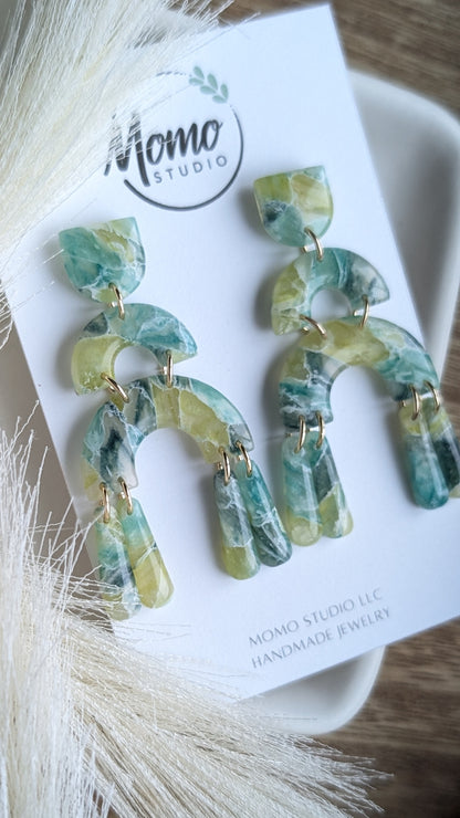 DANGLES #4 - Chartreuse Stone Collection