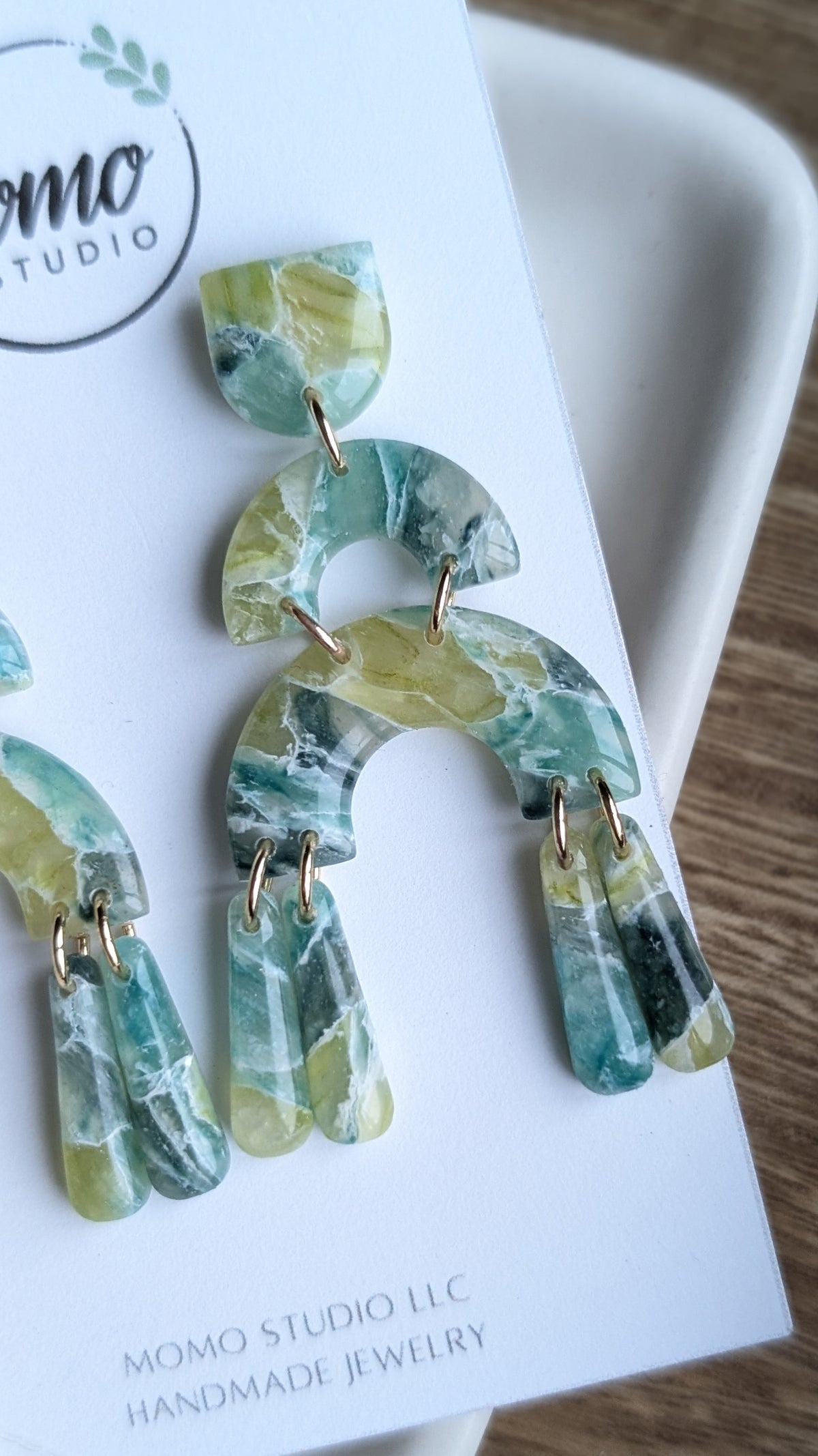 DANGLES #4 - Chartreuse Stone Collection