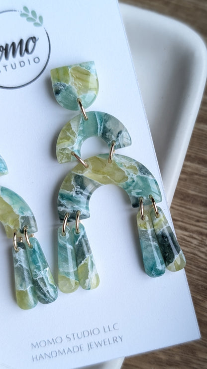 DANGLES #4 - Chartreuse Stone Collection