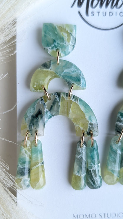 DANGLES #4 - Chartreuse Stone Collection