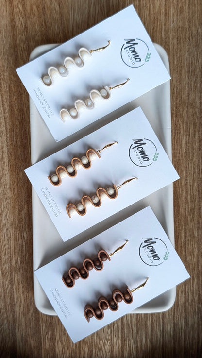 DANGLES - Ribbon Collection + Beads - Tussock