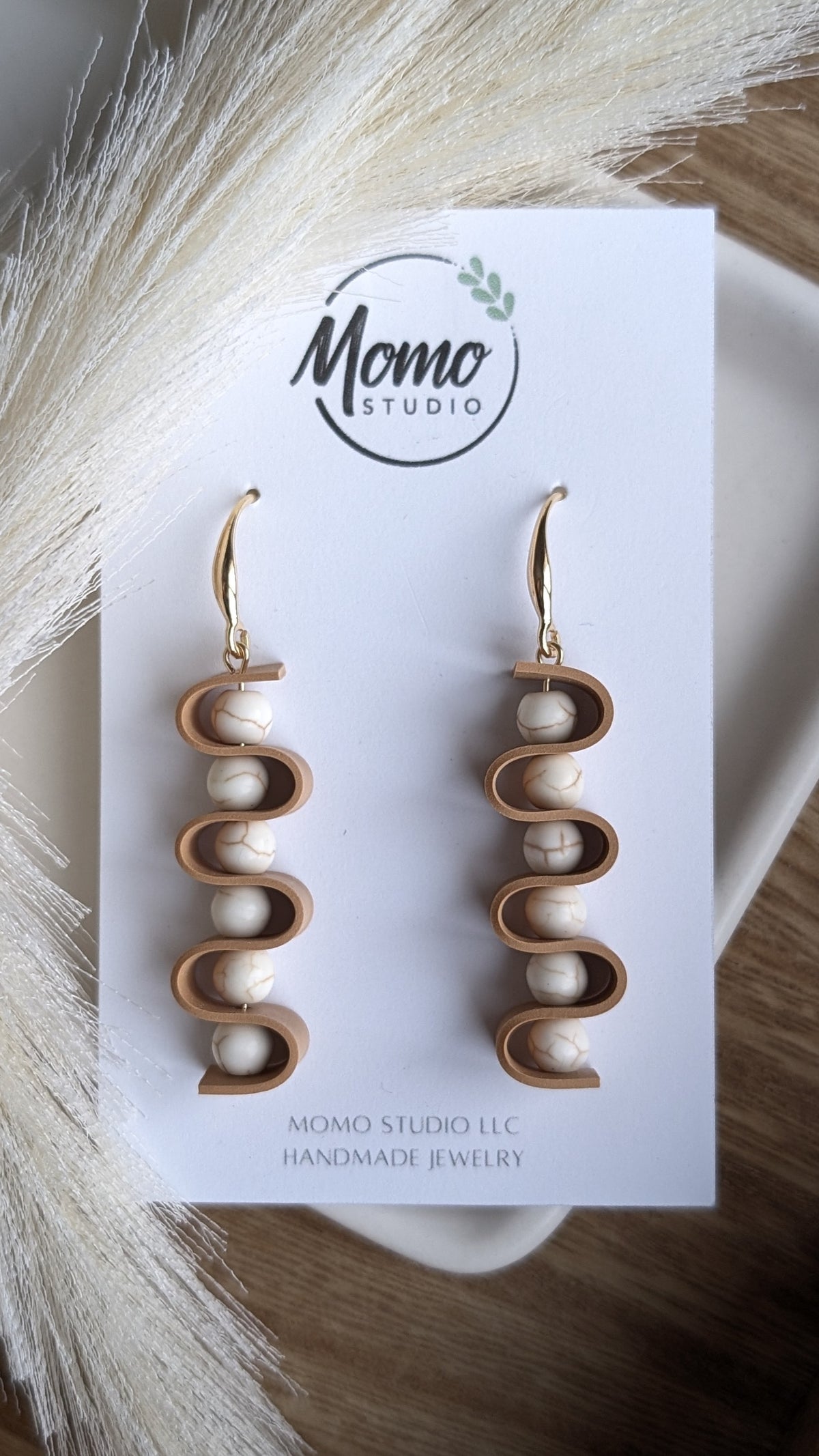 DANGLES - Ribbon Collection + Beads - Tussock