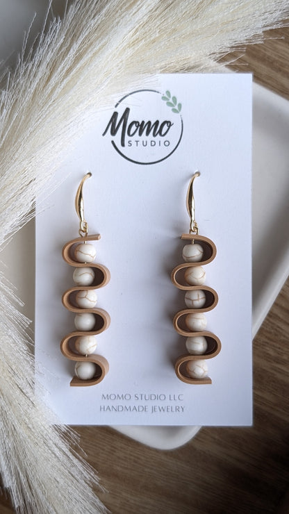 DANGLES - Ribbon Collection + Beads - Tussock