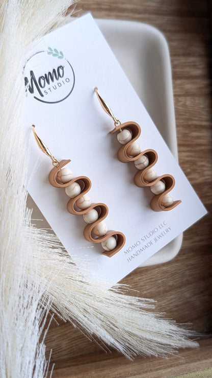 DANGLES - Ribbon Collection + Beads - Tussock