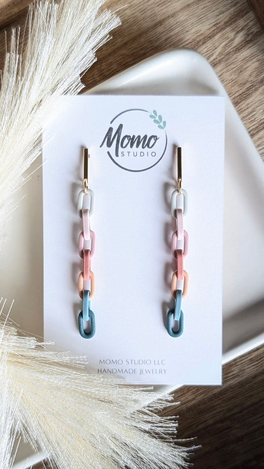 DANGLES - Clay Chain Links - Quartz Palette (Extended)