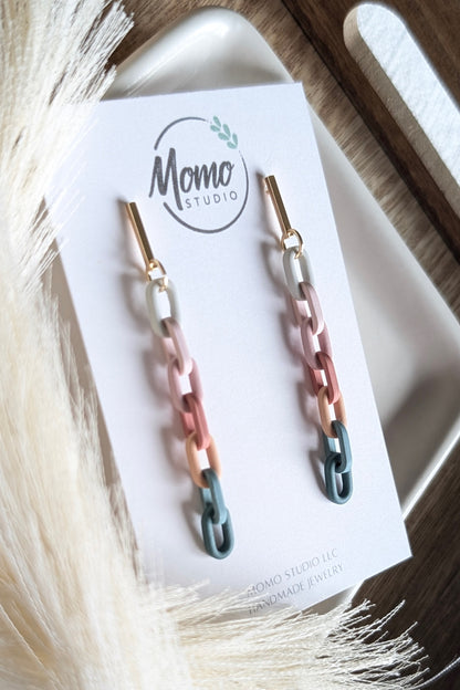 DANGLES - Clay Chain Links - Quartz Palette (Extended)