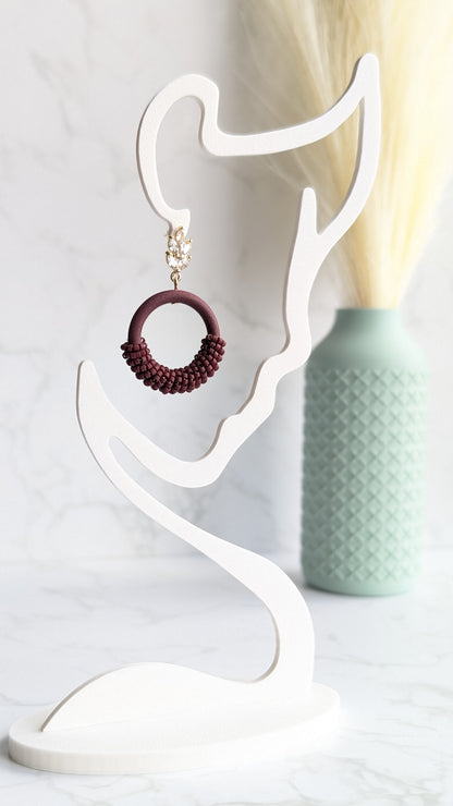 BEADED HOOPS #1