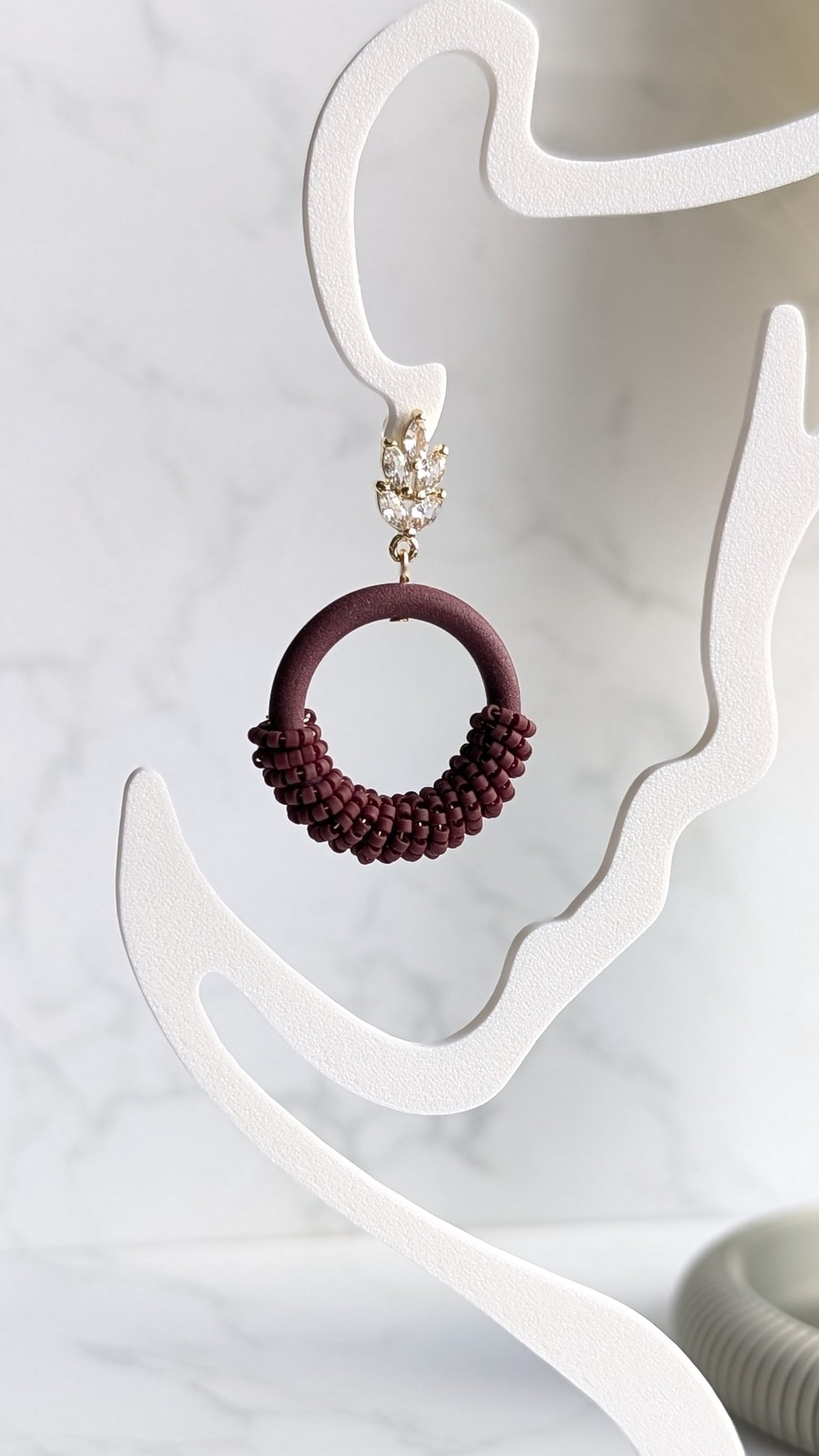 BEADED HOOPS #1