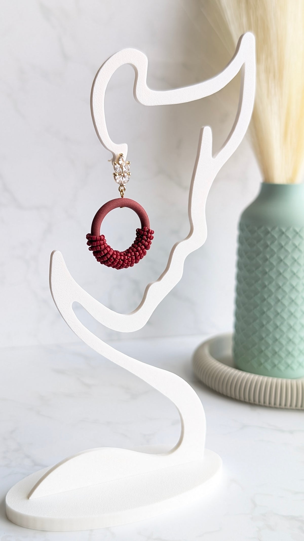 BEADED HOOPS #2