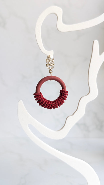 BEADED HOOPS #2