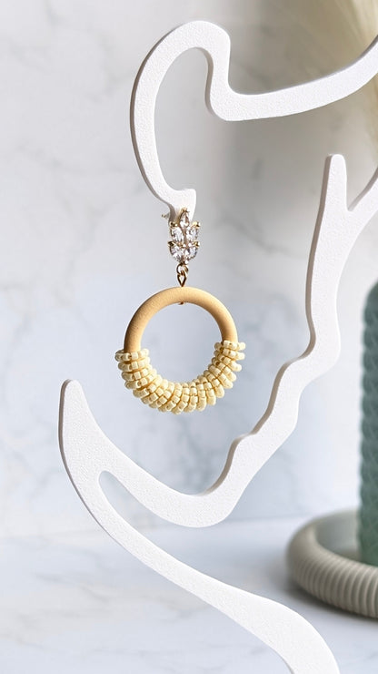 BEADED HOOPS #4