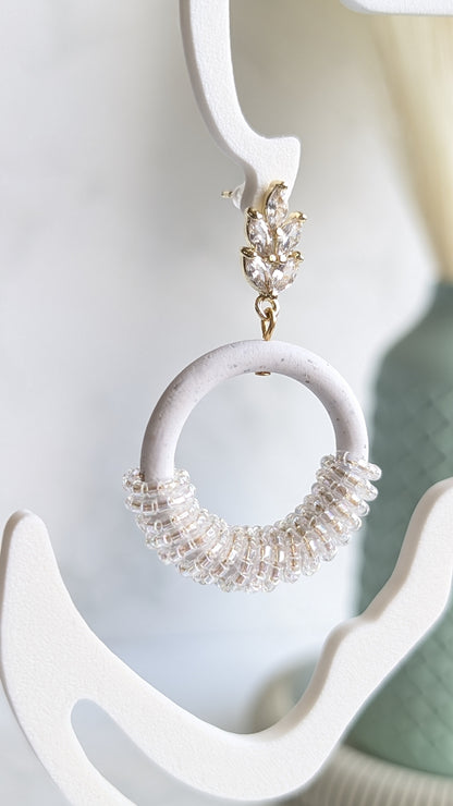 BEADED HOOPS #6