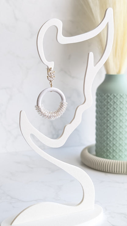BEADED HOOPS #6