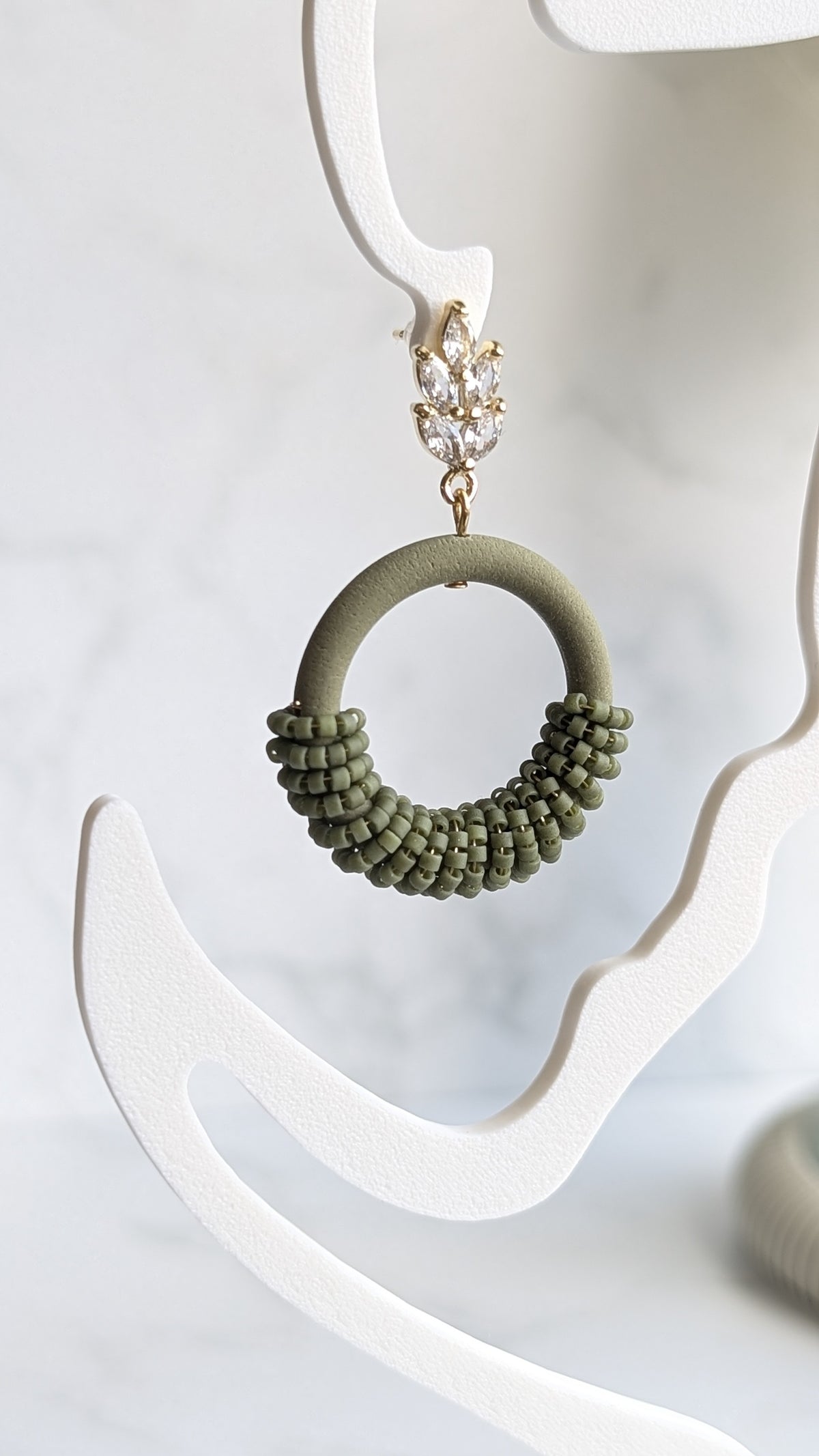 BEADED HOOPS #7
