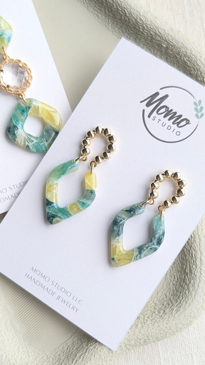 DANGLES #1 - Chartreuse Stone Collection