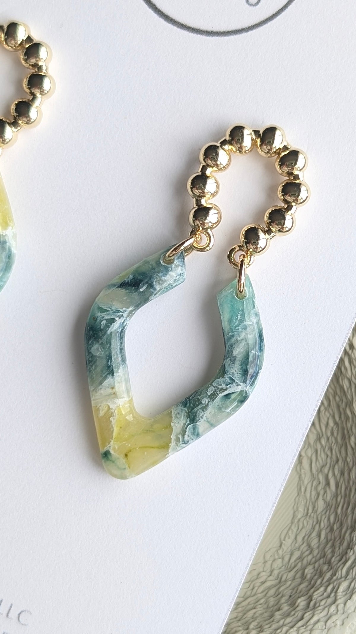 DANGLES #1 - Chartreuse Stone Collection