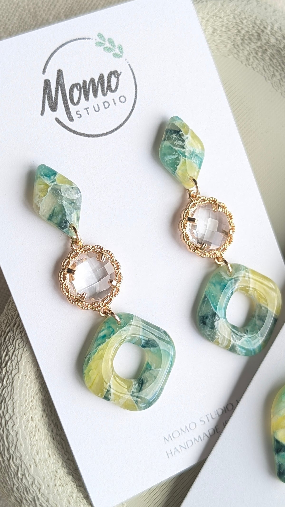 DANGLES #3 - Chartreuse Stone Collection