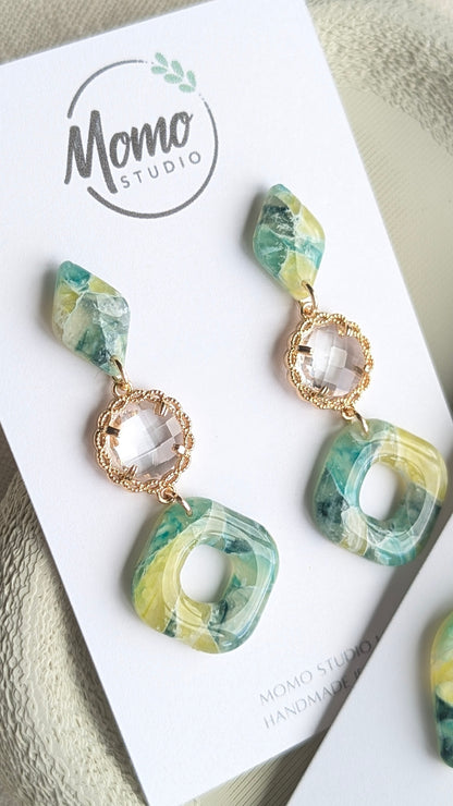 DANGLES #3 - Chartreuse Stone Collection