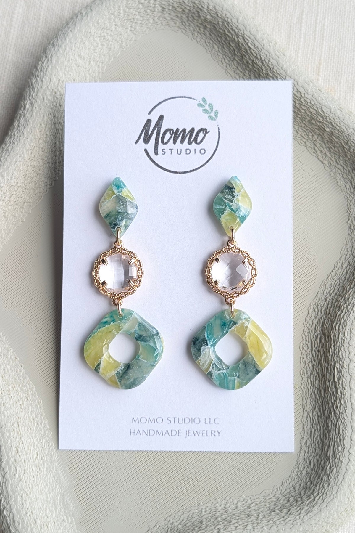 DANGLES #3 - Chartreuse Stone Collection
