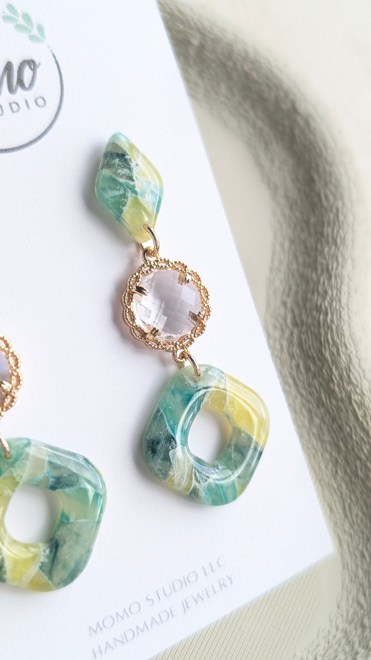 DANGLES #3 - Chartreuse Stone Collection