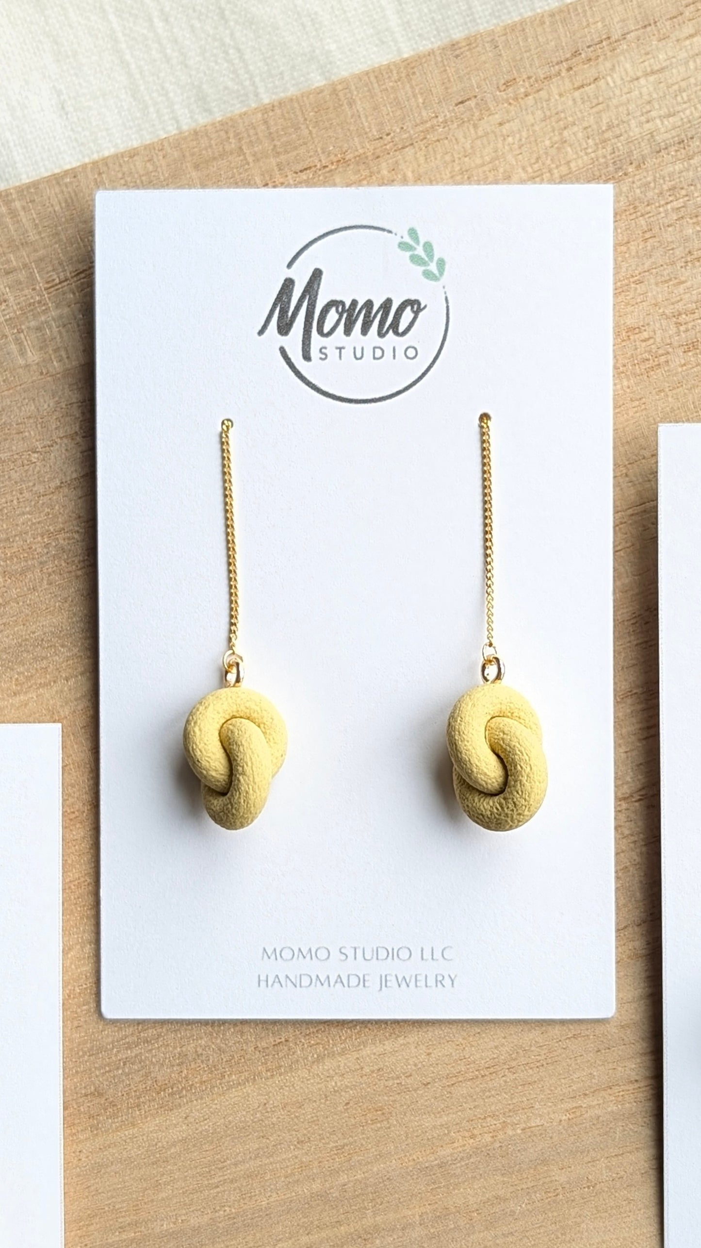 THREADERS - Double Hoop Knots - Matcha Palette