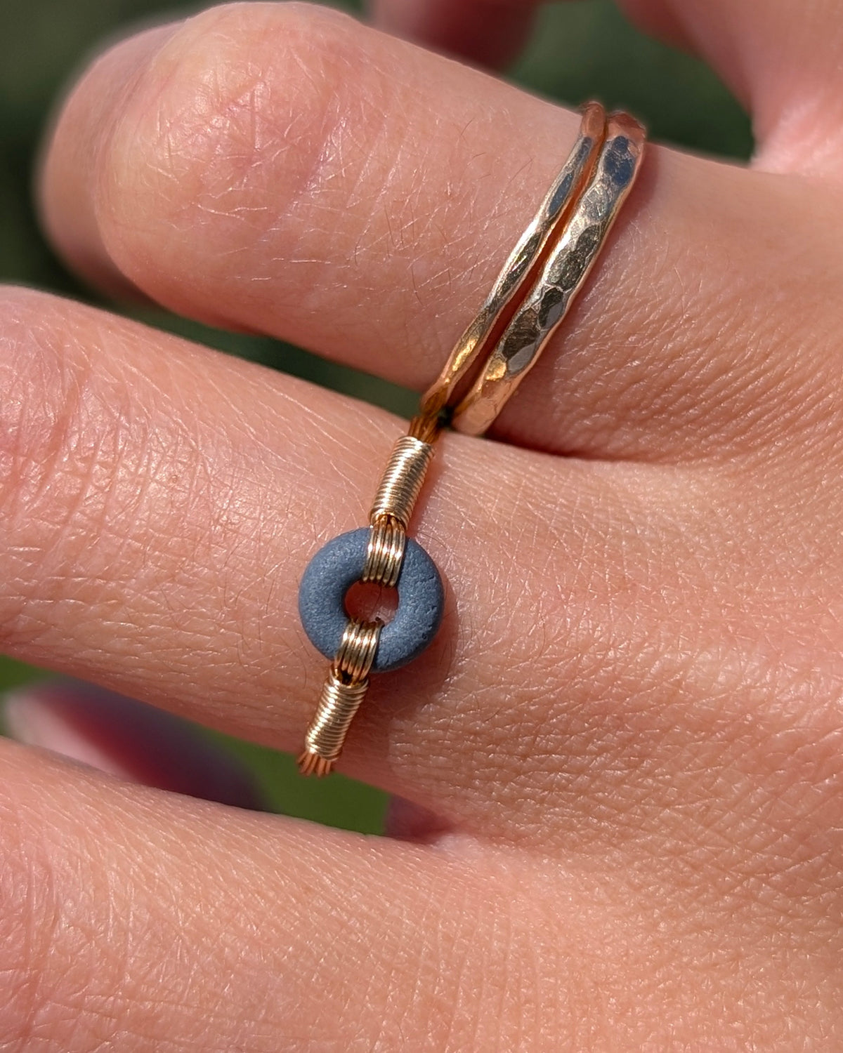 LOOP RING - EXTRA SMALL - BLUE