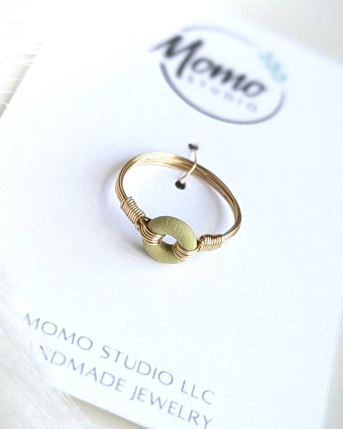LOOP RING - EXTRA SMALL - LIGHT GREEN