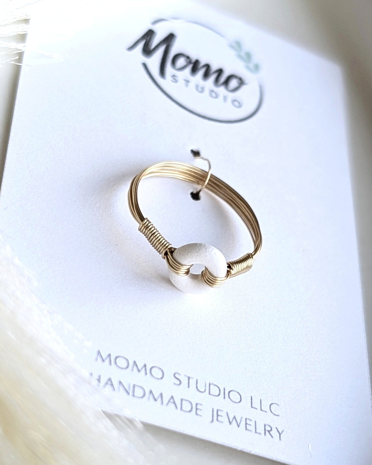 LOOP RING - EXTRA SMALL - WHITE