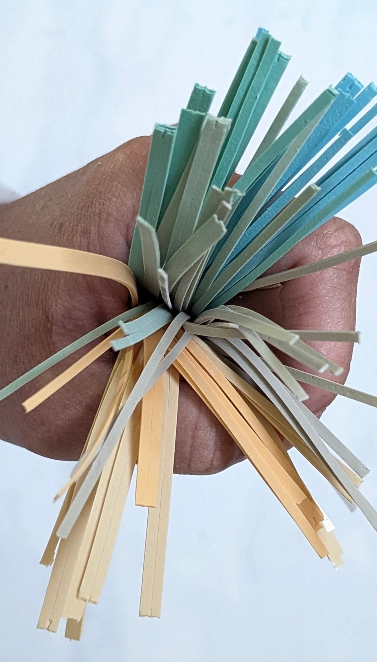 Ribbon Technique - 4 Long Stripes - END CUTTING ONLY