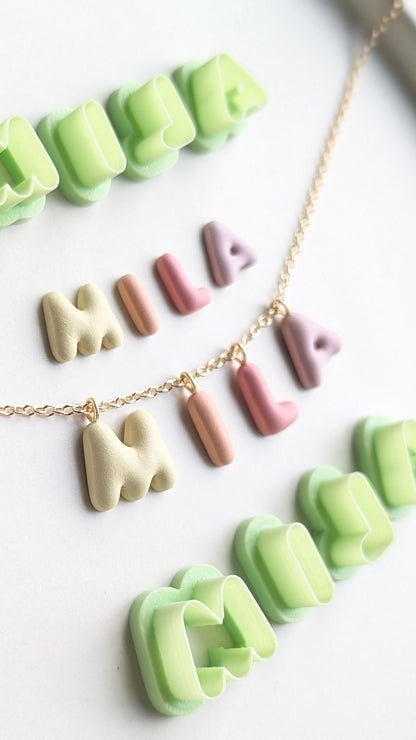 BUBBLE ALPHABET CUTTERS - SMALL AND EXTRA SMALL