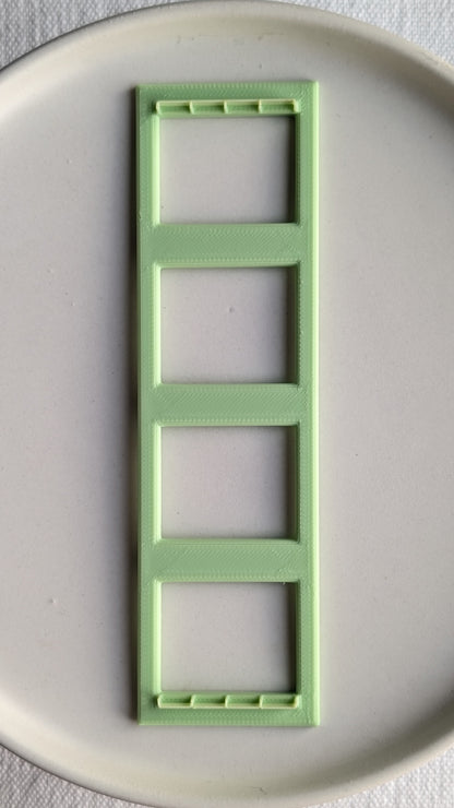 Ribbon Technique - 4 Long Stripes - END CUTTING ONLY