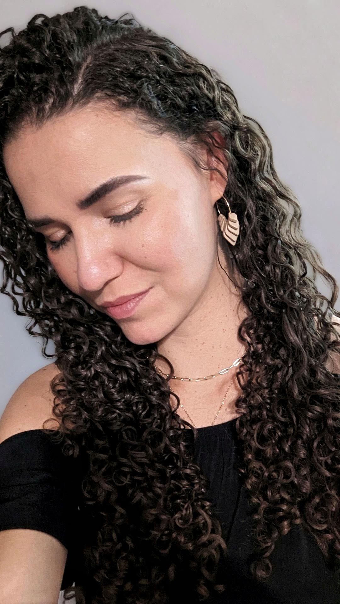 Diamond Beads Hoops - Strong Neutrals Palette