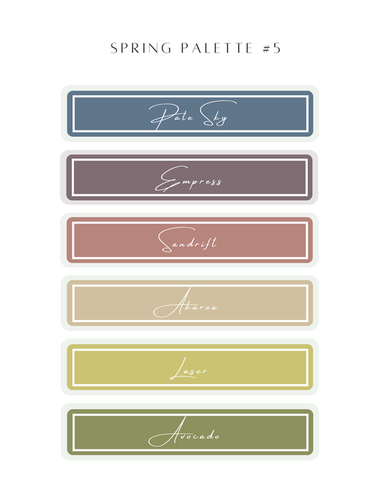 Color Recipe - Spring Palette #5