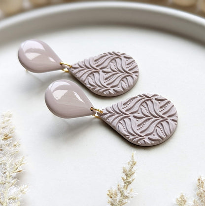 Double Textured Teardrop - Pebbles Palette #1